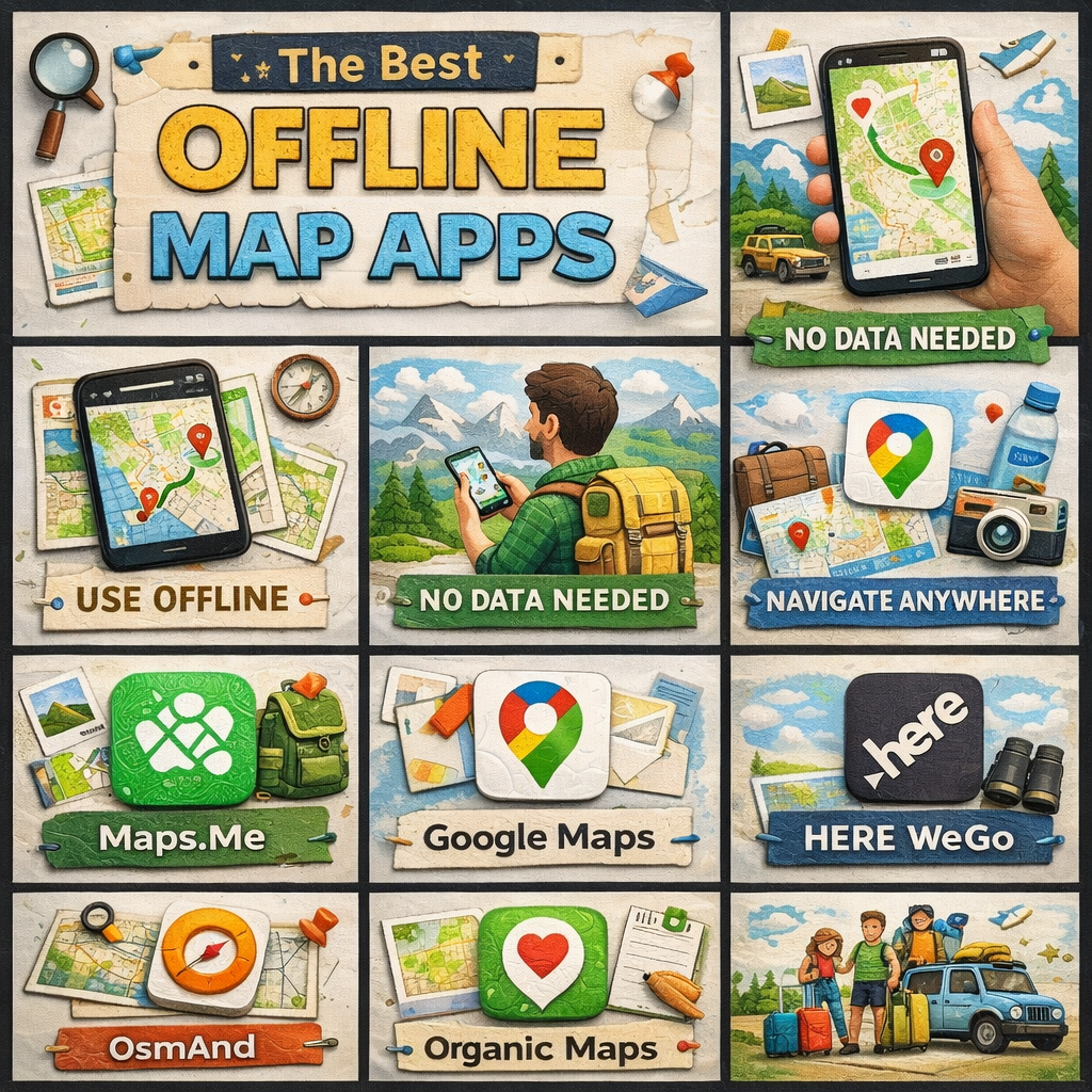 The 8 Best Offline Map Apps for Traveling Without Data | Maps and Locations