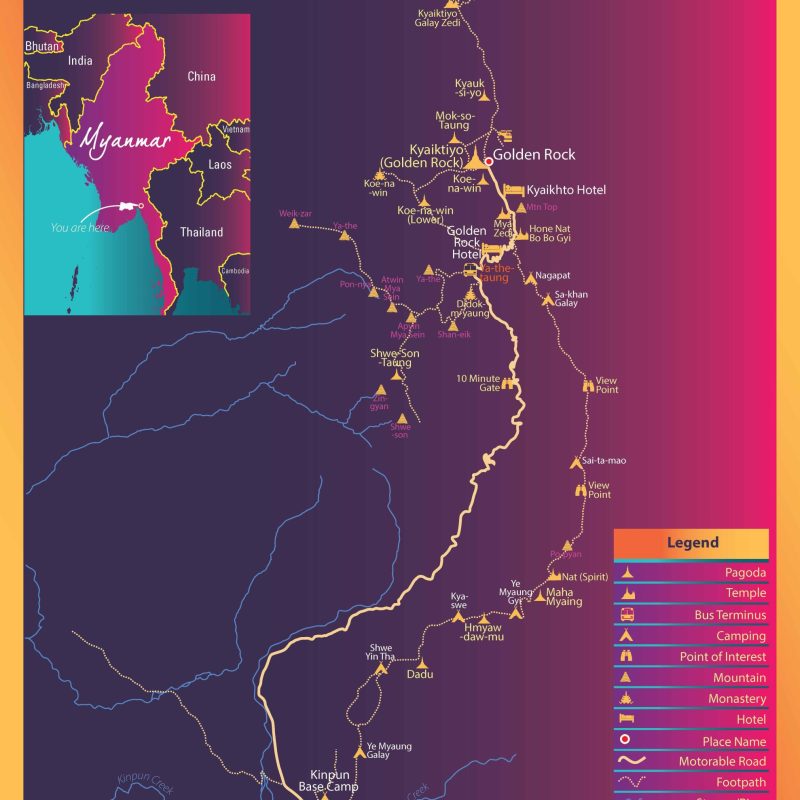 Khaiko, Myanmar by mapsandlocations.com