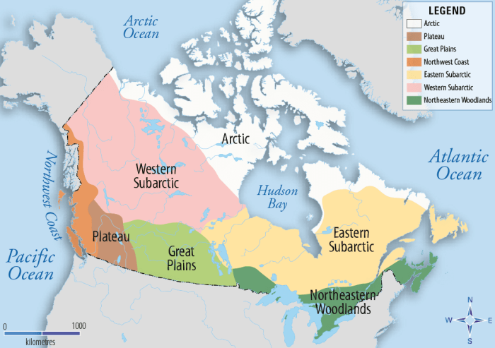 Climate Map of Canada