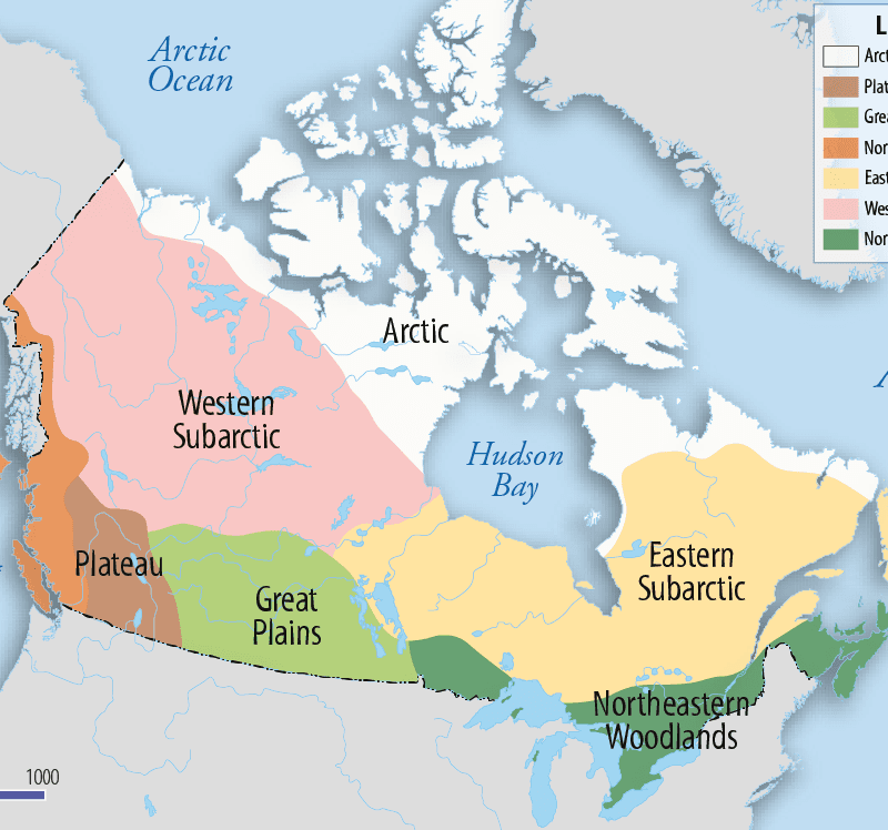 Climate Map of Canada